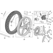 Roue Av. F.D.