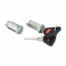 JEU DE CLES AVEC 2 BARILLETS (15 mm) ORIGINE PIAGGIO 50 TYPHOON 2018>/APRILIA 50 SR MOTARD 2018>  -1B003598-