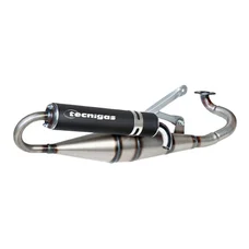 POT SCOOT TECNIGAS NEXT R VERNI POUR MBK 50 NITRO/YAMAHA 50 AEROX (SILENCIEUX ALU NOIR)