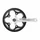 PEDALIER CITY STRONGLIGHT 8V. IMPACT R ARGENT 170mm 46dts AVEC CARTER POUR TRANSMISSION SANS TENDEUR DE CHAINE POUR MOYEUX VITESSES INTEGREES (AXE CARRE 127mm)