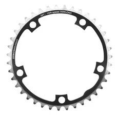 PLATEAU ROUTE 5BRA D.130 STRONGLIGHT 39DTS INTERIEUR NOIR ALU 7075 TYPE SHIMANO  11/10V.