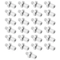 VIS CREUSE TENDEUR DE CABLE VELO M 7 L10 mm FENDUE ALU (SACHET DE 25 PIECES)