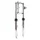 FOURCHE CYCLO EBR POUR PEUGEOT 103/MBK 51 CHROME (DIAM 28 mm) (QUALITE 100% MADE IN ITALY)