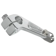 BIELLETTE COMMANDE EMBRAYAGE 50 A BOITE ADAPTABLE DERBI 50 SENDA, GPR/GILERA 50 SMT, RCR LIGHTY ALU ARGENT  -REPLAY-