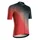 MAILLOT GIST HOMME FLOW MANCHES COURTES ZIP TOTAL ROUGE L    -5349