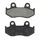 BRAKE PADS -POLINI FOR SUZUKI 250 BURGMAN, 400 BURGMAN  (L 81.6mm - H 42.6mm - thk8.2mm)  (174.0034/B)  (ORIGINAL)