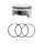 PISTON MAXISCOOTER ORIGINE PIAGGIO 500 MP3 2011>, X10 2012>, BEVERLY 2007>/GILERA 500 FUOCO 2007>/APRILIA 500 SCARABEO 2006> (COMPLET CAT.2)  -B0190180002-