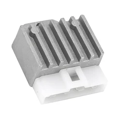 REGULATEUR DE TENSION SCOOT ADAPTABLE MBK 50 BOOSTER 1990>2003, NITRO 1997>2003 / YAMAHA BWS 1990>2003, AEROX 1997>2003 (OEM: 4VVH19600100) (CONNECTEUR BLANC 4 FICHES) -MAGNETI MARELLI