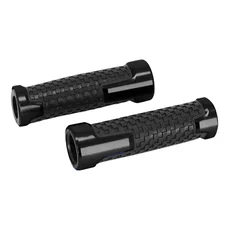 GRIP "NO SLIP" FOR MOTORBIKE -FOR YAMAHA 700 MT-07 ANODIZED BLACK (PAIR)  -AVOC-
