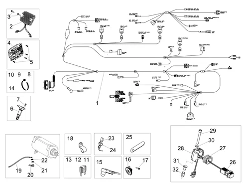Circuit electrique AV