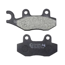 PLAQUETTE DE FREIN NEWFREN POUR KYMCO 50 AGILITY R10 2006>2014 4T, AGILITY R12 2007>2015 4T, 50-125 LIKE 2009>, 125 AGILITY RS 2009> AV/PEUGEOT 400 METROPOLIS 2017> AR (FD0230BE) (ELITE ORGANIQUE)