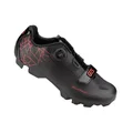 CHAUSSURE VTT GES MOUNTRACER2 NOIR/ROUGE T42 FIXATION MICROCLIP ATOP/VELCRO COMPATIBLE SPD (PAIRE)