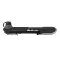 POMPE MINI ROUTE/VTT GIYO GP RESINE NOIR TELESCOPIQUE VP/VS (FIXATION PORTE BIDON OU POCHE MAILLOT) (SUR CARTE) - LG 177mm et 8 BARS
