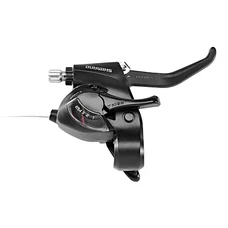 LEVIER/MANETTE VTT PATIN SHIMANO STEF41 DROIT 6V. NOIR FREIN V-BRAKE 2 DOIGTS