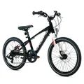 VELO MUSCULAIRE VTT 20 LEADER FOX GAMP 2026 GARCON NOIR 6V (TAILLE ENFANT 120 à 135 cm)