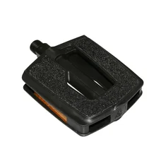FLAT PEDAL FOR URBAN BIKE- -RESIN--BLACK- WITH "SUPER GRIP" INSERTS - 9/16" (PAIR)