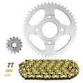 CHAIN AND SPROCKET KIT FOR BRIXTON 125 BX 2018>  14x47 - 428  (OEM SPECIFICATION)  -AFAM-