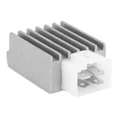 REGULATOR FOR SCOOT KYMCO 50 B&W, VITALITY 2 stroke/4 stroke, SUPER 9, 125 MOVIE, VIVIO / PEEUGEOT 50-100 2 stroke  / SYM 50 SUPERFANCY, JET, MASK  (12V - 4 terminals)  -SELECTION P2R-