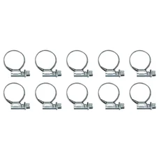 WORM DRIVE HOSE CLAMP 12X20 - WIDTH 9 mm - 10 IN A PACK.- P2R SELECTION