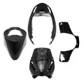 FAIRINGS/BODY PARTS FOR SCOOT PIAGGIO 50 ZIP 2000> GLOSS BLACK  (4 PARTS KIT)  -P2R-