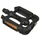 FLAT PEDAL FOR URBAN BIKE- NEWTON -RESIN--BLACK- 9/16" ON BEARINGS (PAIR)