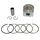 PISTON FOR SCOOT (ALL 4 Stroke powered) : PIAGGIO 50 ZIP  LIBERTY , FLY , VESPA ET4, VESPA LX /DERBI 50 ATLANTIS , BOULEVARD/APRILIA 50 SCARABEO  -P2R PREMIUM QUALITY-