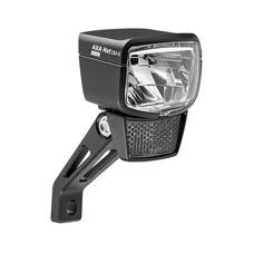 ECLAIRAGE VELO VAE / E-BIKE AVANT SUR FOURCHE AXA NXT 80 E-BIKE 6-12V 130LUX HOMOLOGUE NOIR COMPATIBLE DYNAMO - POUR VOIR A 100M ET VISIBLE A 5.5KMS