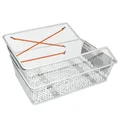 CORDON ELASTIQUE POUR PANIER MAILLE ORANGE FLUO (PAR 3) POUR FIXER CHARGEMENT