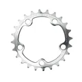 CHAINRING FOR ROAD BIKE- 5 Arms- 24T Ø 74 TRIPLE -INNER- ALUMINIUM SILVER- 7075 TA ZELITO TYPE SHIMANO 9/10Speed.