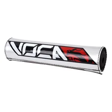 BAR PAD MOTOCROSS VOCA 250mm SILVER  - WITH CROSSBAR
