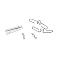 KIT DE REPARATION GOUJON+RESSORT PLAQUETTE AVANT ORIGINE APRILIA 750-900 DORSODURO, SHIVER -AP8133944-