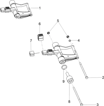 Bras oscillant