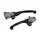 LEVIER DE FREIN/EMBRAYAGE MOTO OFF ROAD RETRACTABLE/PIVOT INCASSABLE KTM 125-150 SX 2014>2015, 125, 200 EXC 2014>2015 / HUSQVARNA 250-350-450 FC 2019>, 125-250 TC 2019> NOIR (PAIRE)  -POLISPORT-