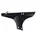 MUDGUARD FOR MTB-FRONT- VELOX  -BLACK-/WHITE ON FORK+NYLON CLAMPS
