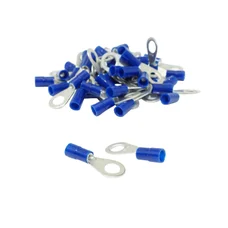 COSSE ELECTRIQUE PRE-ISOLEE OEILLET DIAM 6 mm BLEU POUR SECTION FIL 0.5 à 2.5 mm²  (VENDU AU SACHET DE 50 PIECES)  -SELECTION P2R-