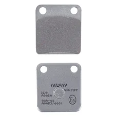 PLAQUETTE DE FREIN NISSIN POUR PEUGEOT 50 TWEET 2014> AV / DAELIM 50 E-FIVE 2003> AV, 50 S-FIVE 2006> AV / SUZUKI 125 DR 1982> / CAGIVA 125 WR 1993> AR (2P-206GS)
 (SEMI METAL)