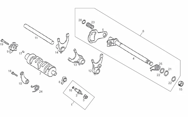 Levier boîte de vitesses