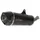 EXHAUST FOR MAXISCOOTER LEOVINCE SBK NERO FOR PIAGGIO 500 MP3 2011>, 400 MP3 2007>/GILERA 500 FUOCO 2007>(WITH CARBON HEAD CAP)  (REF 14005) (CEE APPROVED)