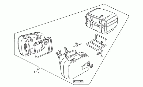Side cases - Top box