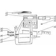 Pieces composant le chassis 