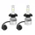 LIGHT BULB - LED H4 12V - P43t foot - 8000 LUMENS 6500K With aluminium cooling fan (HEADLIGHT). (SOLD PER 2 ).  -SELECTION P2R-
