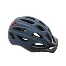URBAN BIKE ADULT HELMET- POLISPORT CITYGO -DARK BLUE MATT-  EURO 58-61 SYSTEM QUICK LOCK WITH INTEGRATED LIGHTING