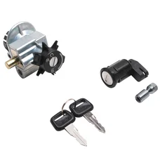 CONTACTEUR A CLE SCOOT ADAPTABLE PEUGEOT 50 SPEEDFIGHT 2, TKR 2004>, VIVACITY (AVEC SERRURE DE SELLE)  -QUALITE PREMIUM-