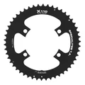 CHAINRING FOR ROAD BIKE Ø 110 - 4 ARMS - Ø110 FOR SHIMANO TIAGRA 4700 TA X110 WS 50 Teeth- External COMPATIBLE SORA 3000/CLARIS 2000 BLACK 9/10 Speed.