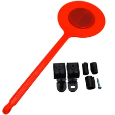 EXTENDED REFLECTOR (MOUNTING ON SEATSTAY) HERRMANS - ORANGE - APPROVED (SOLD PER UNIT)