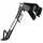 SIDE STAND FOR SCOOT  PEUGEOT 50 SPEEDFIGHT-2 2007>, X-FIGHT 2007>, VIVACITY 2007> BLACK    -BUZZETTI-