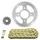 KIT CHAINE ADAPTABLE HONDA 125 CB F 2015>2020  428  15x45  (DIAM COURONNE 58/90/10.5)  (DEMULTIPLICATION ORIGINE)  -AFAM-