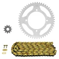 CHAIN AND SPROCKET KIT FOR BETA 50 RR 2006>2011, RR ENDURO STANDARD 2009>2011, RR STANDARD 2005>2008   420  11x51 (BORE Ø 100mm) (OEM SPECIFICATIONS)  -AFAM-