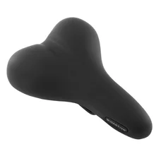 SADDLE- SAN MARCO BIOAKTIVE TREKKING UNISEX - SHAPE MEMORY - BLACK STEEL RAIL 440g 188x273mm (ON CARD)