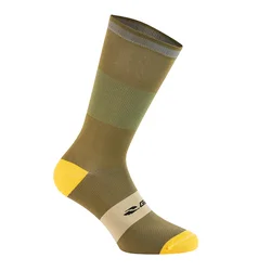 CHAUSSETTES / SOCQUETTES ETE GIST REFLEX OCRE 36/39 AVEC BANDE REFLECHISSANTE - HAUTEUR 20CM (PAIRE) -5850
